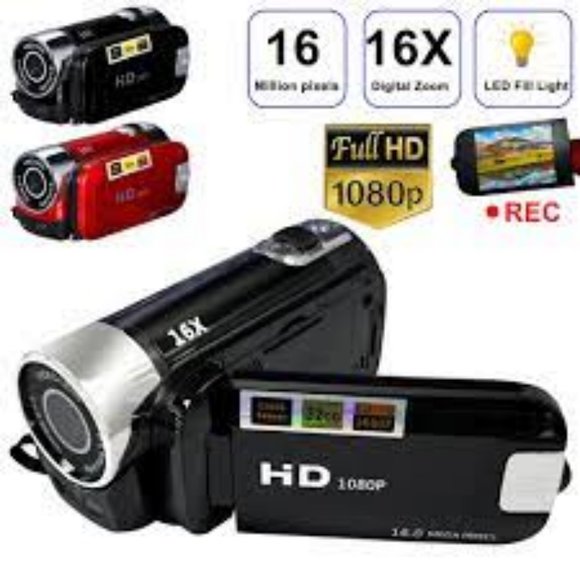 HD 1080P DIGITAL VIDEO CAMERA RECORDER- 16X DIGITAL ZOOM - Picture 3 of 9